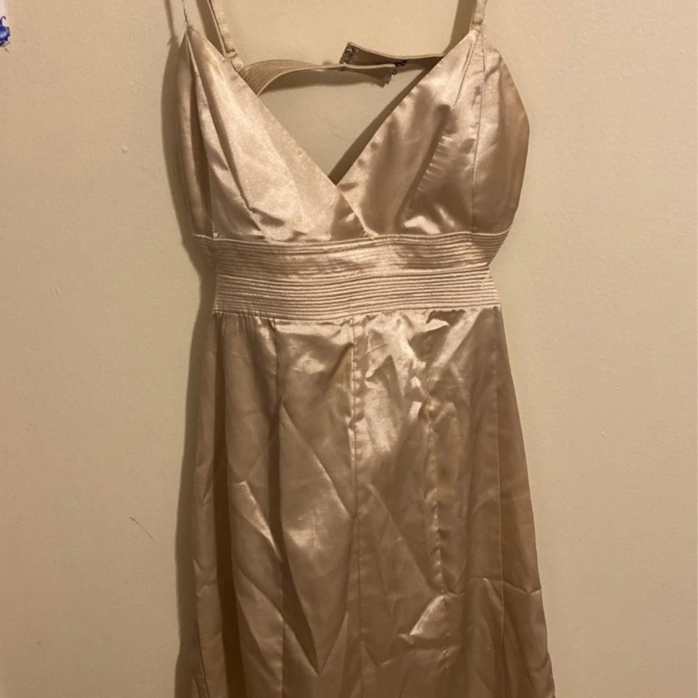 Gold dress